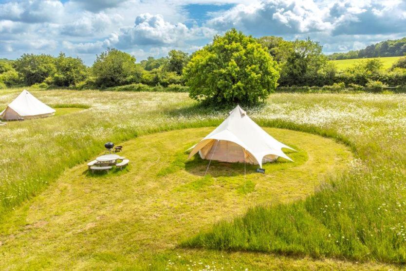 Red Clover At Blanca'S Bell Tents Βίλα Ringstead  Εξωτερικό φωτογραφία